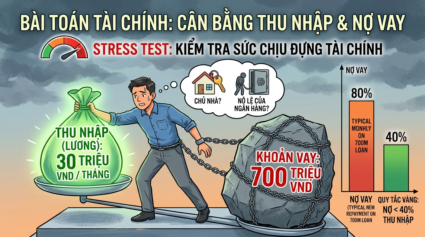 Lương 30 triệu vay 700 triệu mua nhà: Đừng để thuế và phí ẩn 'nuốt chửng' căn hộ của bạn