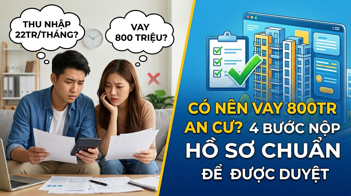 Bóc Tách Chi Phí Vốn: Vay 800 triệu Mua Nhà – Những Con Số Chuyên Gia Cần Biết