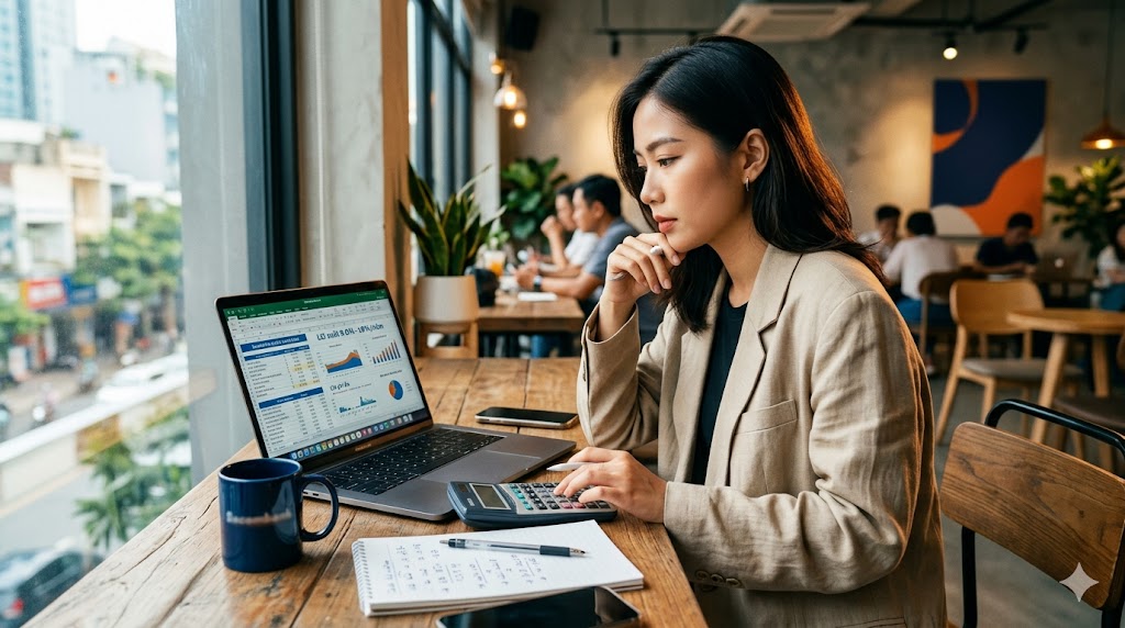 Sacombank Vay tín chấp: Khoảng 9.6 - 18%/năm