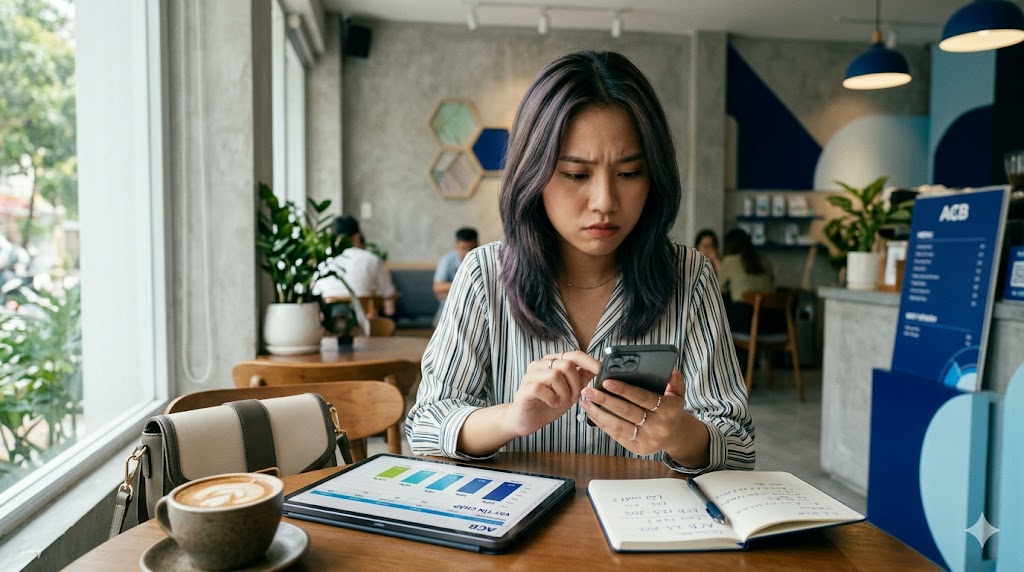 ACB Vay tín chấp: Khoảng 12.5 - 20%/năm