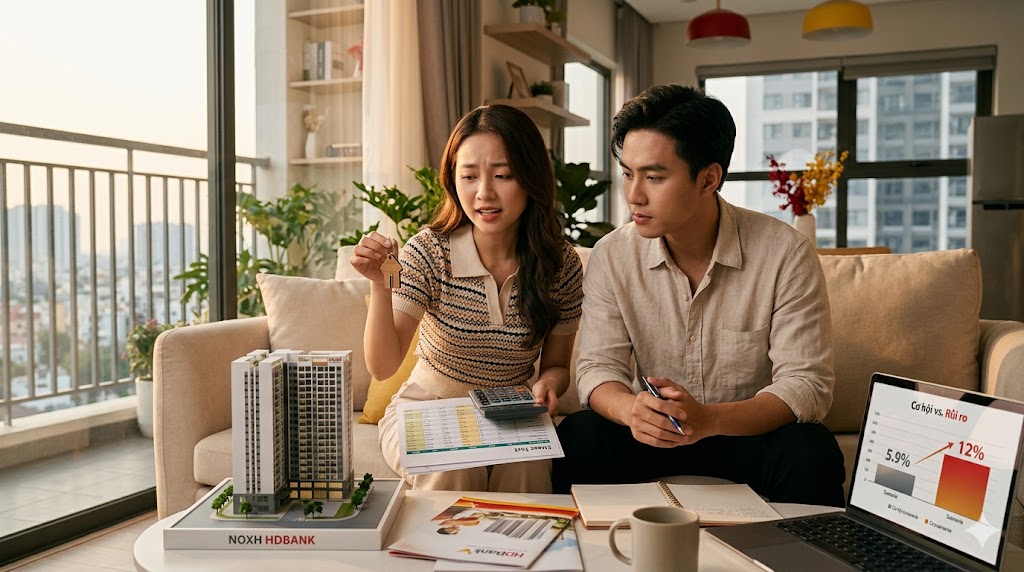 HDBank tung gói vay mua nhà ở xã hội 5,9%/năm: Cơ hội an cư hay cái bẫy dòng tiền thả nổi?