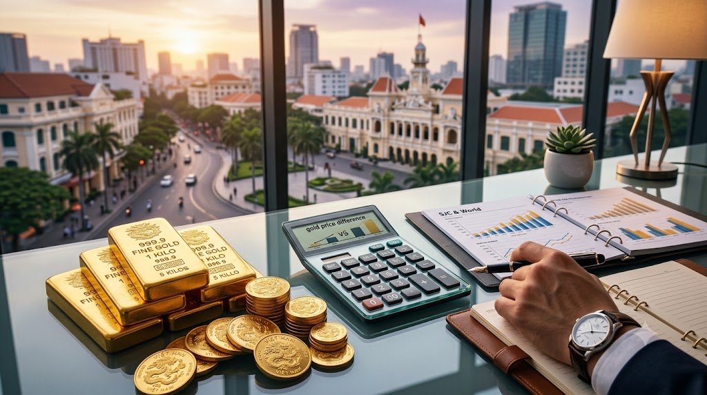 Chênh Lệch Giá Vàng Việt Nam Và Thế Giới: Cách Tính & Bí Mật Đằng Sau
